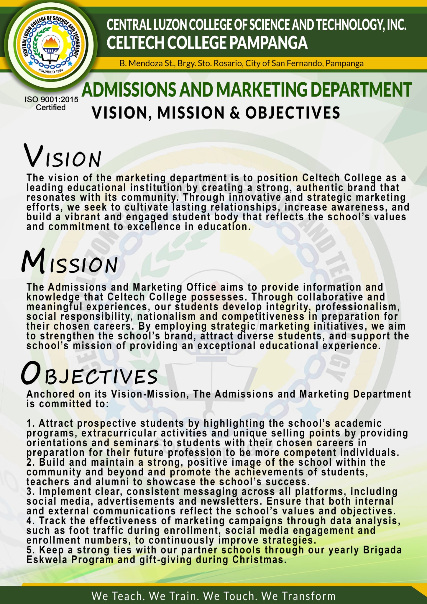 Mission and Vision