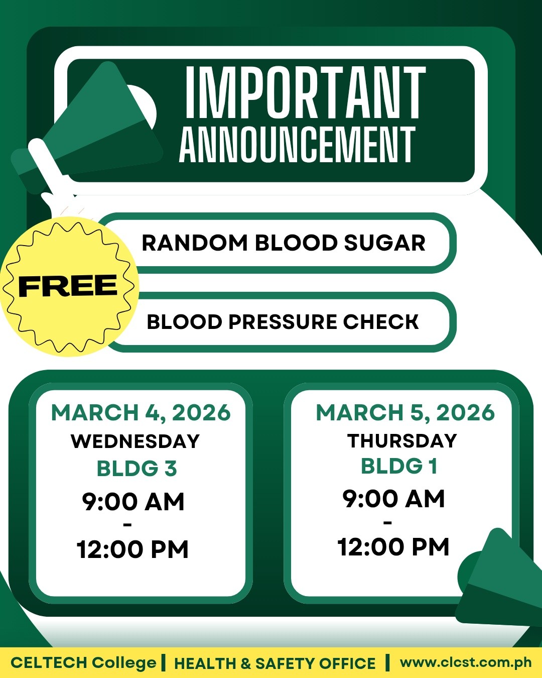 Announcement