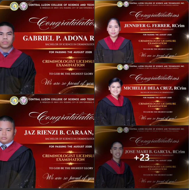 CONGRATULATIONS, NEW REGISTERED CRIMINOLOGISTS!